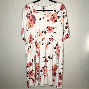 Allie Grace Short Sleeve Floral Dress 3x